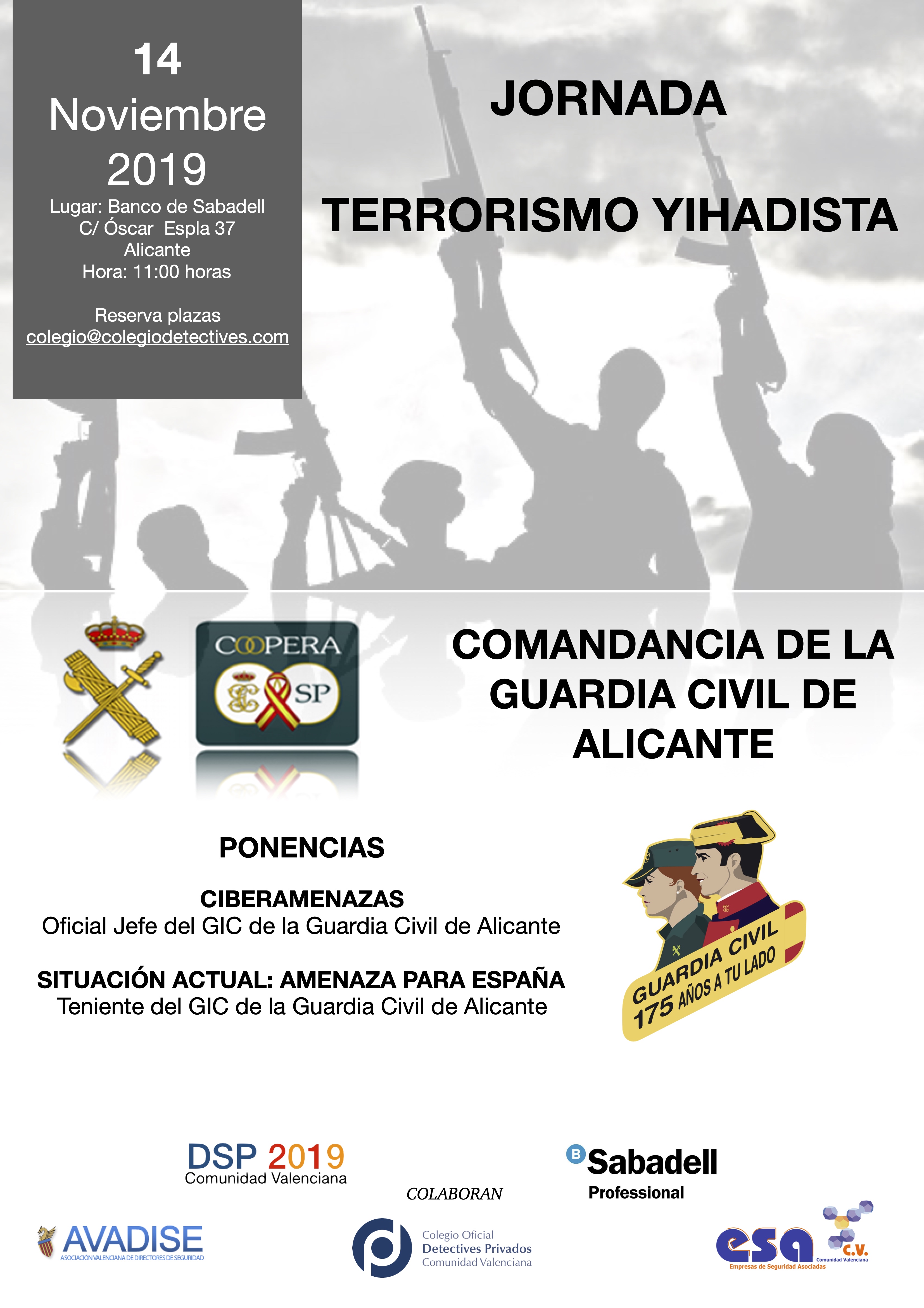 Jornada en Alicante sobre Terrorismo Yihadista y Ciberamenazas