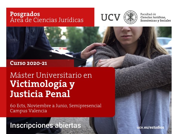 MASTER UNIVERSITARIO EN VICTIMOLOGÍA Y JUSTICIA PENAL