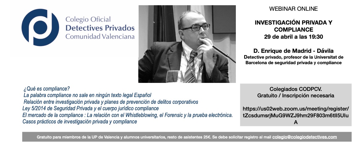 Investigación privada y compliance